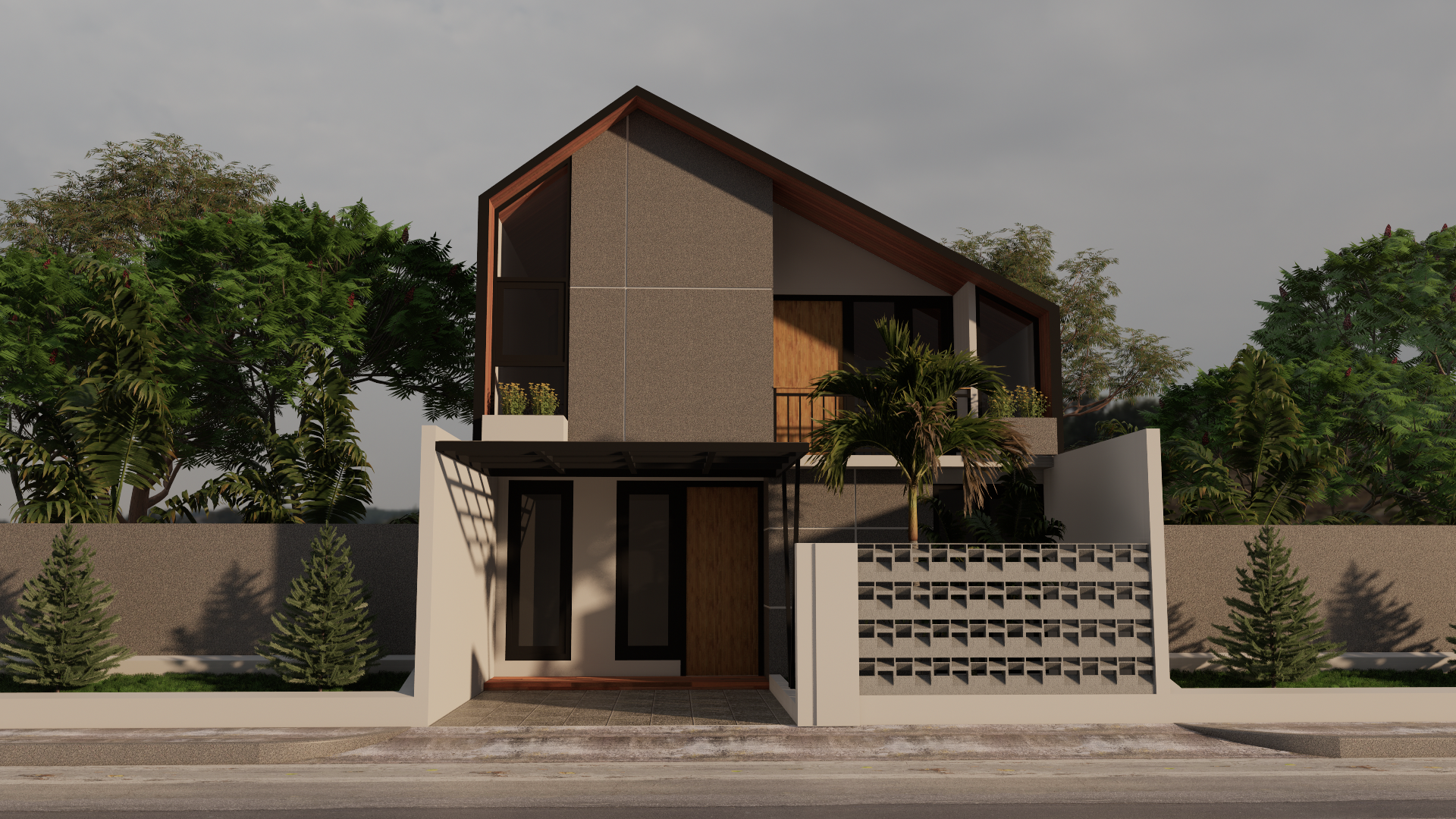 Desain Scandinavian Tropis